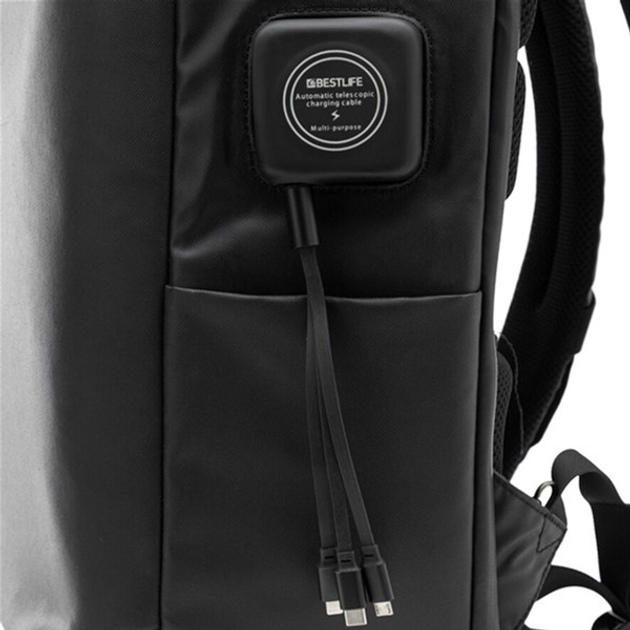 Рюкзак для ноутбука BESTLIFE Oden X 15.6" Black (BB-3557BK) - зображення 5