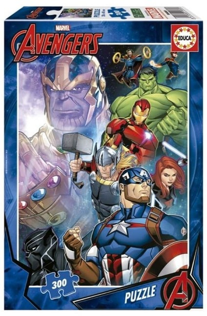 Puzzle Educa Avengers 300 elementów (8412668196803) - obraz 1