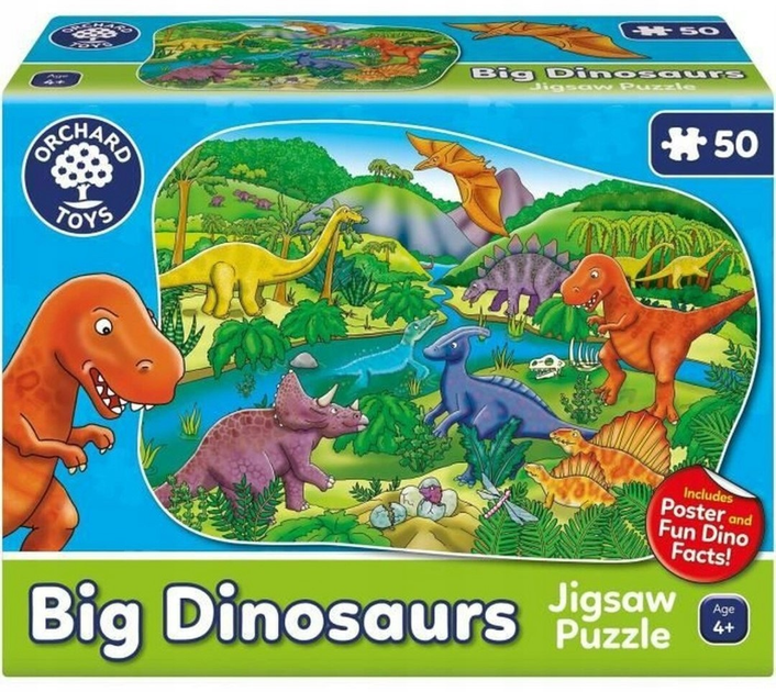 Puzzle Orchard Wielki Dinozaur 50 elementów (5011863301710) - obraz 1