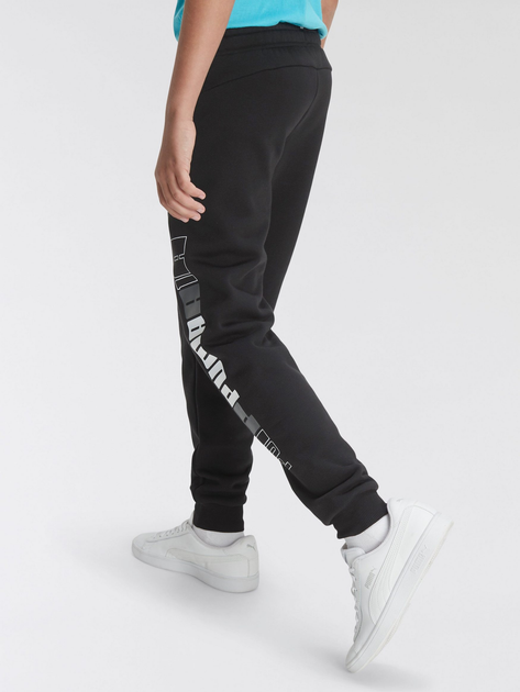 Спортивні штани чоловічі Puma Ess+ Logo Lab Sweatpants Fl Cl 67592001 M Чорні (4099683775097) - зображення 2