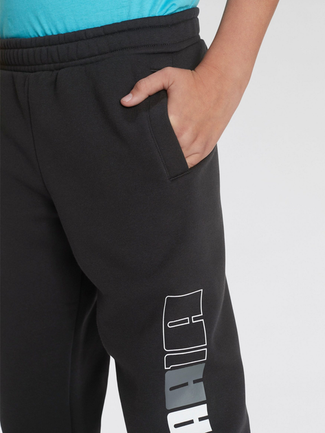 Spodnie dresowe męskie Puma Ess+ Logo Lab Sweatpants Fl Cl 67592001 S Czarne (4099683775066) - obraz 7