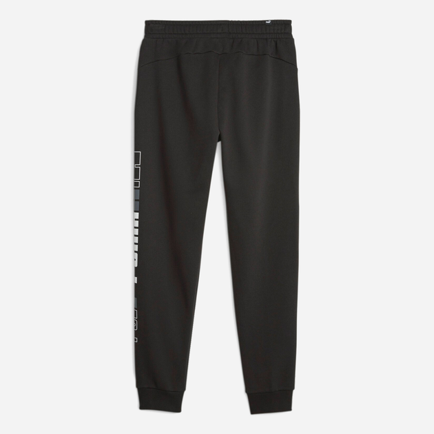 Spodnie dresowe męskie Puma Ess+ Logo Lab Sweatpants Fl Cl 67592001 2XL Czarne (4099683775127) - obraz 9