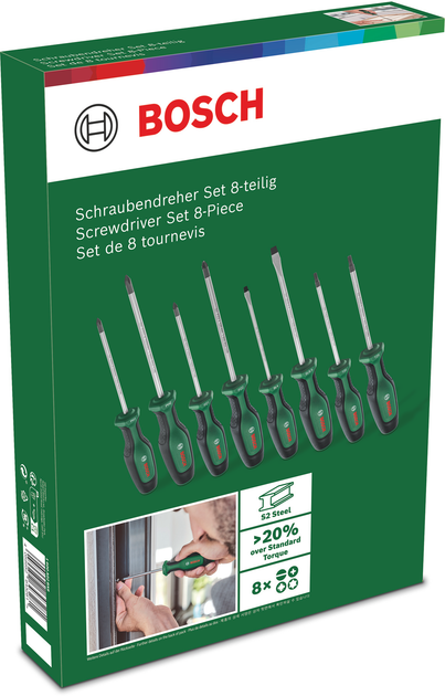 Набір викруток Bosch 8 шт. (1600A02BX8) - зображення 3