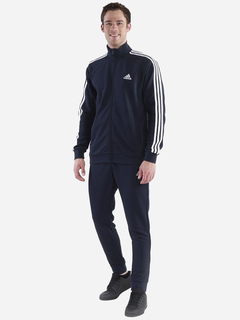 Спортивний костюм чоловічий adidas M 3S FT TT TS IC6765 2XL Темно-синій (4066745494913) - зображення 1