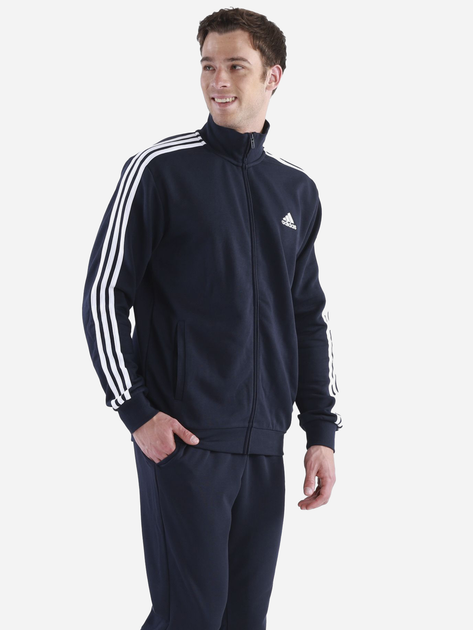 Спортивний костюм чоловічий adidas M 3S FT TT TS IC6765 L Темно-синій (4066745495668) - зображення 3