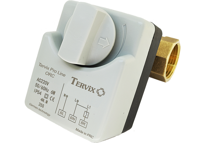 Комплект антипотоп 1/2" кран Tervix Pro Line ORC 220В, централь Ajax Hub, 2 датчика протечки Ajax Leaks, реле WallSwitch - изображение 4