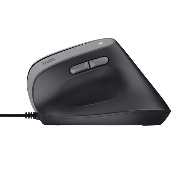 Компьютерная мышь вертикальная Trust Bayo II Ergonomic Mouse проводная Black (25144) - изображение 2
