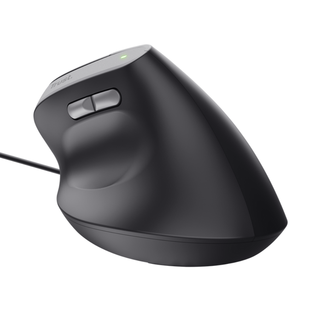 Компьютерная мышь вертикальная Trust Bayo II Ergonomic Mouse проводная Black (25144) - изображение 5