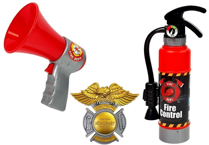 Zestaw strażacki LEAN Toys 7 elementów (5903802457094) - obraz 3