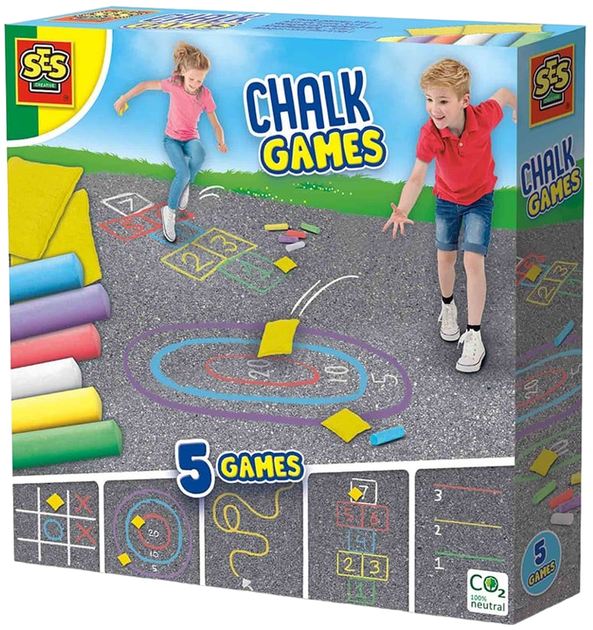 Крейда Ses Creative Playground Chalk Games (8710341022075) - зображення 1