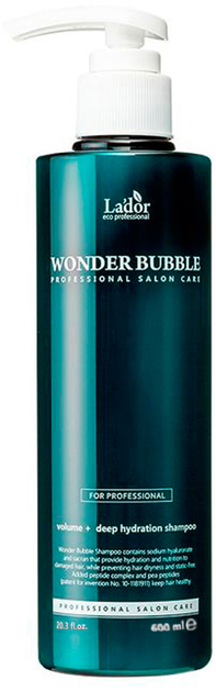 Акція на Зволожувальний шампунь La'dor Wonder Bubble Shampoo 600 мл від Rozetka