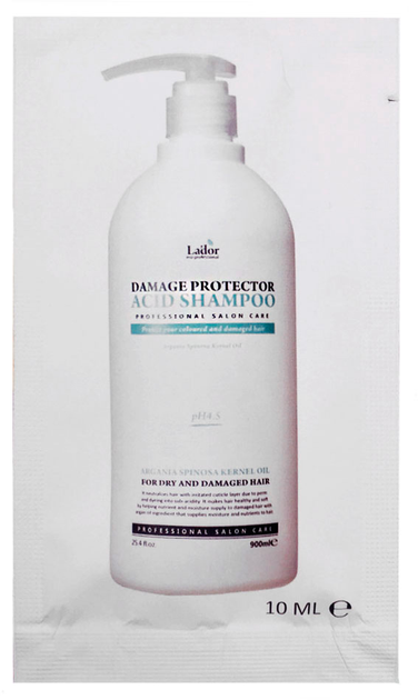 Бесщелочной шампунь для поврежденных волос La'dor Damage Protector Acid ...