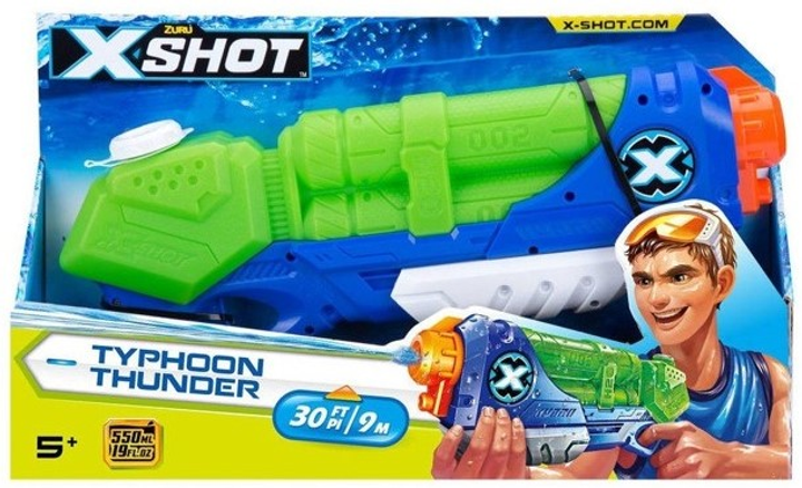 Pistolet na wodę X-Shot Water Warfare Medium Typhoon Thunder (4894680025820) - obraz 1