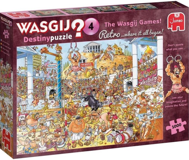 Puzzle Jumbo Wasgij ? Retro Destiny 4 The Wasgij Games 1000 elementów 19178 (8710126191781) - obraz 1