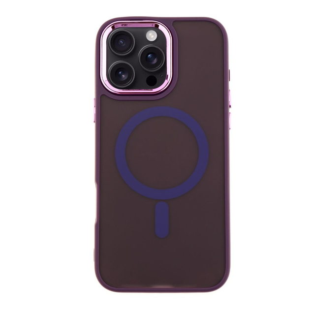 Чехол Space Magnetic Color з Magsafe для iPhone 16 Pro Темно-фиолетовый - Фото 1 Чехол Space Magnetic Color з Magsafe для iPhone 16 Pro Темно-фиолетовый - изображение 1