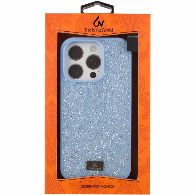 Протиударний TPU чохол Bling World Rock Diamond для Apple iPhone 16 Pro (6.3") Блакитний - Фото 8 Протиударний TPU чохол Bling World Rock Diamond для Apple iPhone 16 Pro (6.3") Блакитний - зображення 8