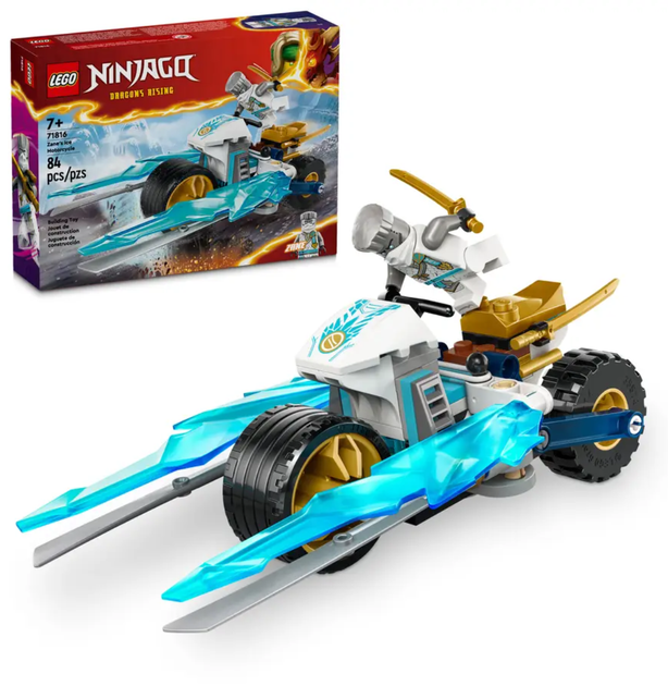 Конструктор Лего Нінзяго Крижаний мотоцикл Зейна Lego Ninjago