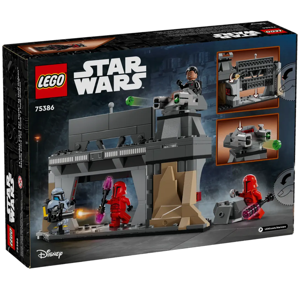 Конструктор Лего Звездные войны Битва Визсла и Гидеона Lego Star Wars Paz Vizsla and Moff Gideon Batt 75386 - изображение 2