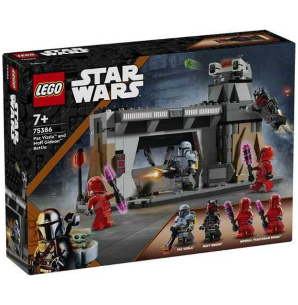 Конструктор Лего Звездные войны Битва Визсла и Гидеона Lego Star Wars Paz Vizsla and Moff Gideon Batt 75386 - изображение 3