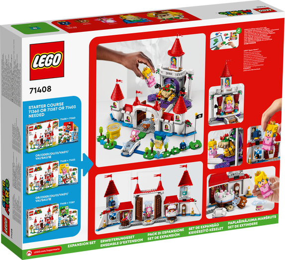 Конструктор Лего Супер Марио Дополнительный набор Замок Персика Lego Super Mario 71408 - изображение 14