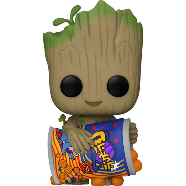 Фигурка Funko Pop Грут I am Groot Groot with Cheese Puffs 10 см FP IG G 1196 - Фото 2 Фигурка Funko Pop Грут I am Groot Groot with Cheese Puffs 10 см FP IG G 1196 - изображение 2