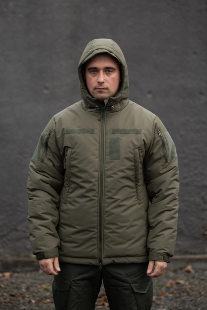 Мужская тактическая Зимняя куртка Military Termo Loft Олива XL - изображение 1