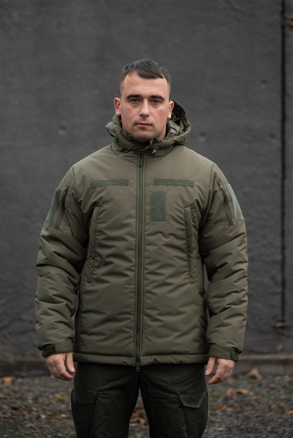 Мужская тактическая Зимняя куртка Military Termo Loft Олива XL - изображение 2