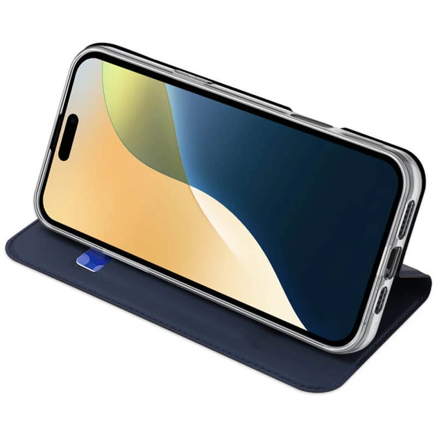 Чехол-книжка Dux Ducis с карманом для визиток для Apple iPhone 16 Pro Max (6.9") Синий Без бренда - изображение 3