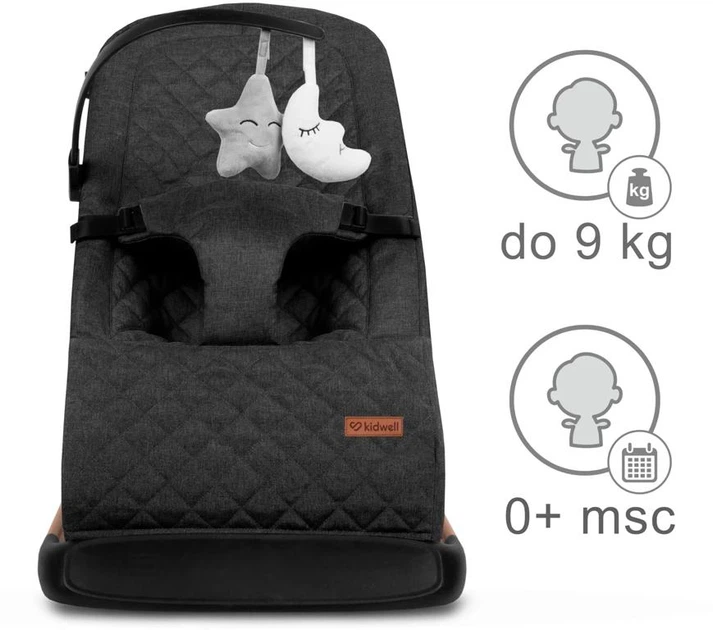 Шезлонг Kidwell Laro Black - Фото 2 Шезлонг Kidwell Laro Black - изображение 2
