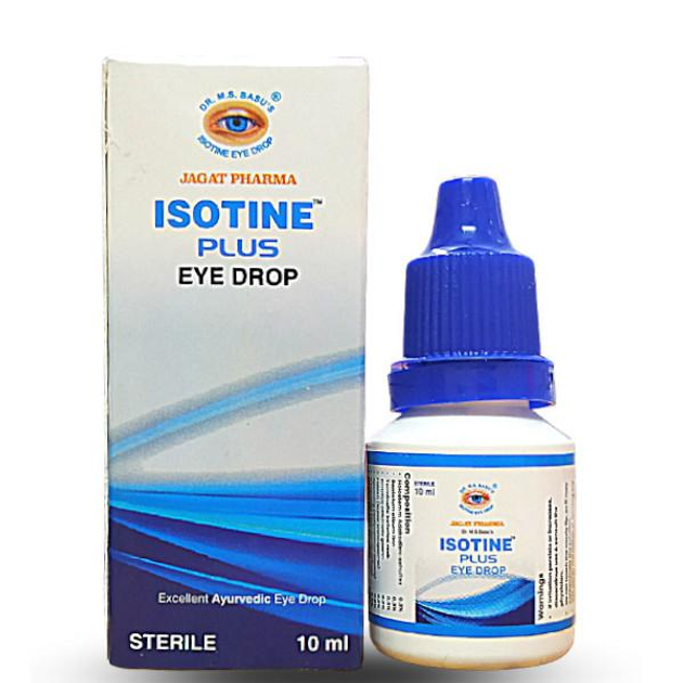 Очні краплі Jagat pharma Айсотин Плюс Eye drops Isotine Plus 10 мл - зображення 1