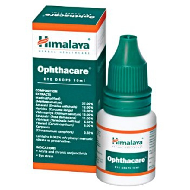 Глазные капли Himalaya Оптакейр Eye drops Ophthacare 10 мл - изображение 1