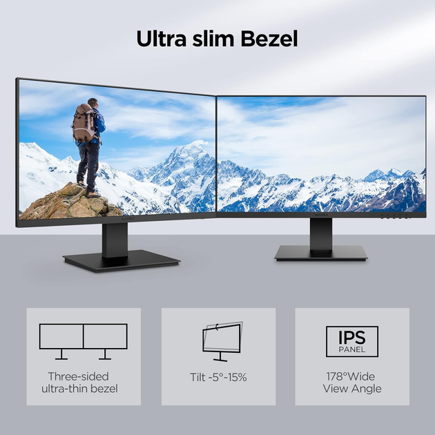 Монитор 27" KOORUI 27N1 Full HD IPS 75 Гц - изображение 5