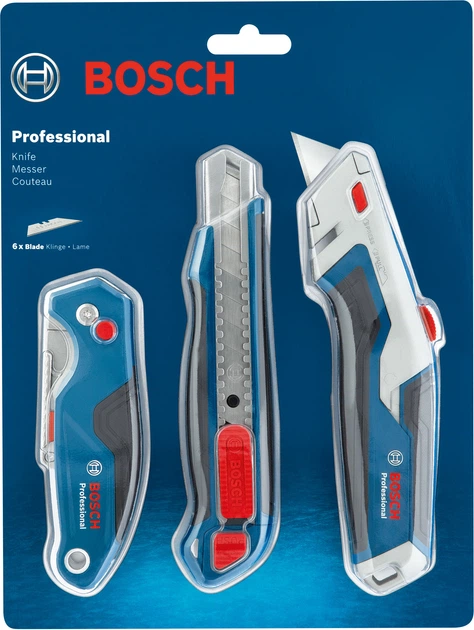 Набір професійних ножів Bosch 3 шт. (1600A027M4) - зображення 10