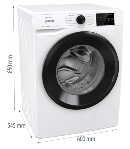 Пральна машина автоматична Gorenje WPNEI84A1SWIFI/UA (6997668) - изображение 4
