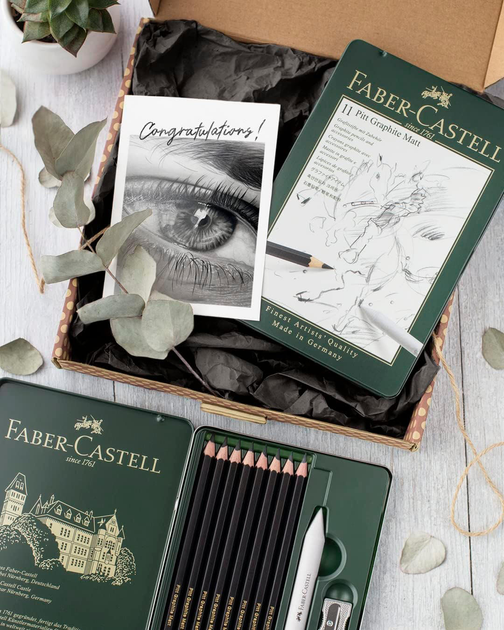 Zestaw ołówków grafitowych Faber-Castell Pitt Graphite Matt 8 szt (4005401152200) - obraz 5