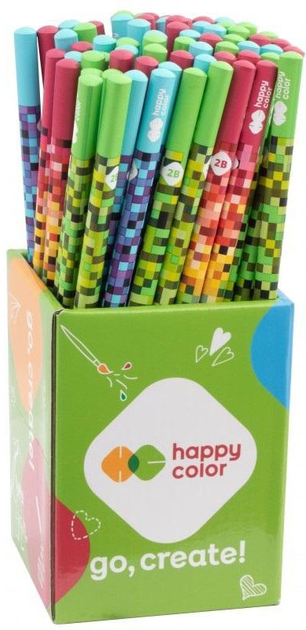 Zestaw ołówków GDD 2B Happy Colour 72 szt (5902979021725) - obraz 1