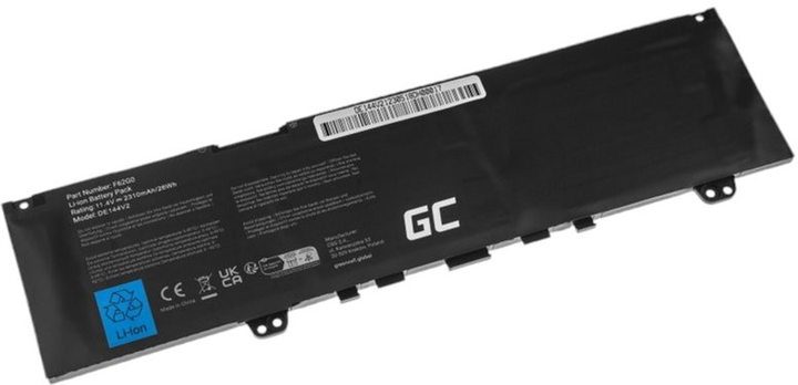 Bateria Green Cell do laptopów Dell Inspiron 13 5370 7370 7373 7380 7386, Dell Vostro 5370 11.4V 2200mAh (DE144V2) - obraz 2