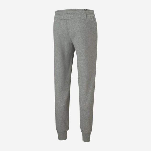 Спортивні штани утеплені чоловічі Puma Ess Logo Pants Fl Cl 586714-03 XS Сірі (4063697309333) - зображення 5
