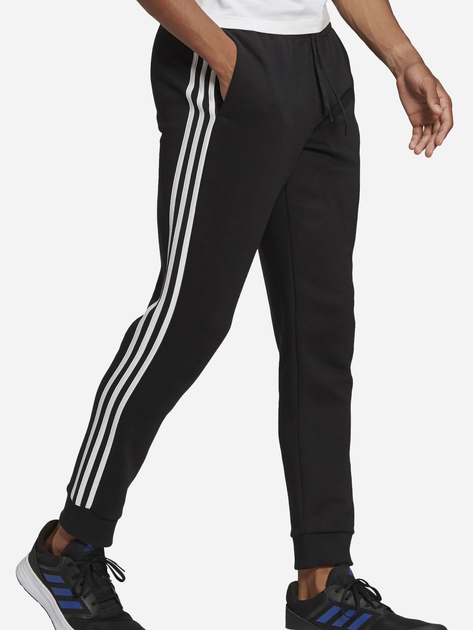 Спортивні штани утеплені чоловічі adidas M 3S Fl Tc Pt GK8821 L/S Чорні (4062065079236) - зображення 3