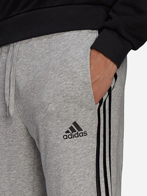 Spodnie dresowe męskie adidas M 3S Ft Te Pt GK9001 XL Szare (4062065098473) - obraz 3