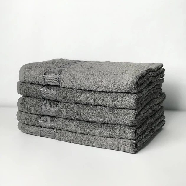 Полотенце махровое SoundSleep Rossa 40х70 см серое (93467797) - Фото 1 Полотенце махровое SoundSleep Rossa 40х70 см серое (93467797) - изображение 1
