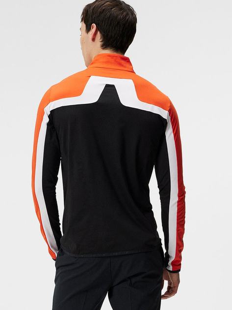 Bluza sportowa męska rozpinana J. Lindeberg jlgmjs08923-9999 M Czarna (7310421066121) - obraz 2