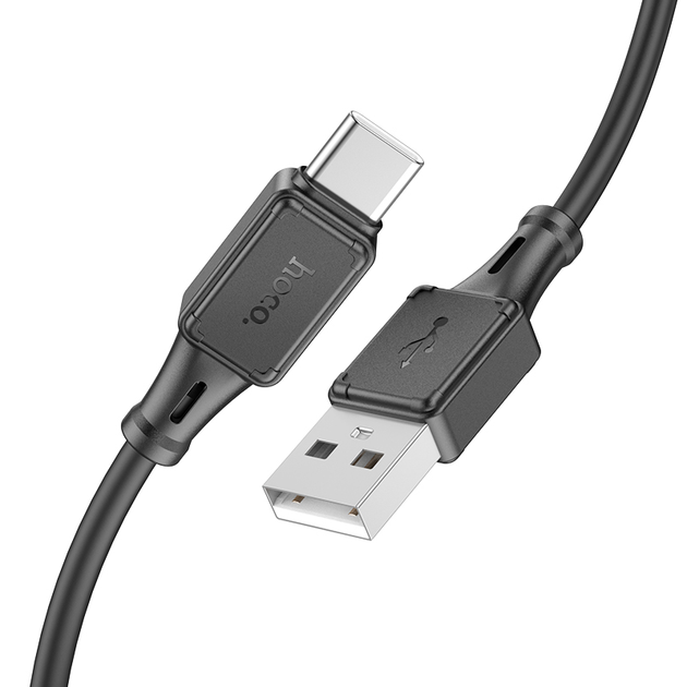 Кабель HOCO X101 Assistant silicone charging data cable Type-C Black (6942007604079) - Фото 1 Кабель HOCO X101 Assistant silicone charging data cable Type-C Black (6942007604079) - зображення 1