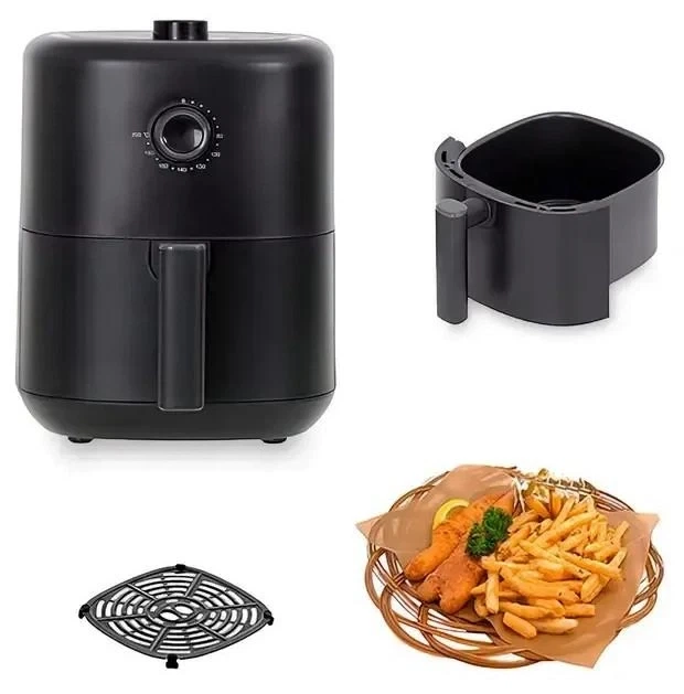 Фритюрница для дома с таймером Crownberg CB-5541 на 1.5 л безмасляная фритюрница 1200 Вт (6712TT715) - изображение 9