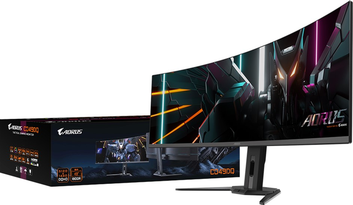 Монітор 49" Gigabyte Aorus CO49DQ - зображення 9