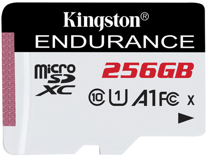 Карта пам'яті Kingston microSDXC 256GB High Endurance Class 10 UHS-I U1 A1 (SDCE/256GB) - зображення 1