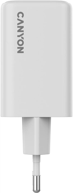 Ładowarka Canyon GaN USB Type-A QC4.0 18W 2xUSB-C PD 20/65W White (CNS-CUW65ACC) - obraz 5