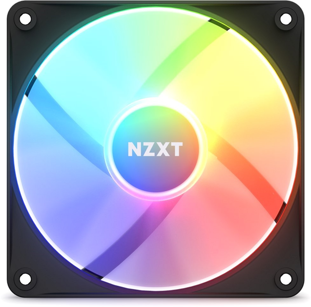 Wentylator NZXT F120 RGB Core Black (RF-C12SF-B1) - obraz 1