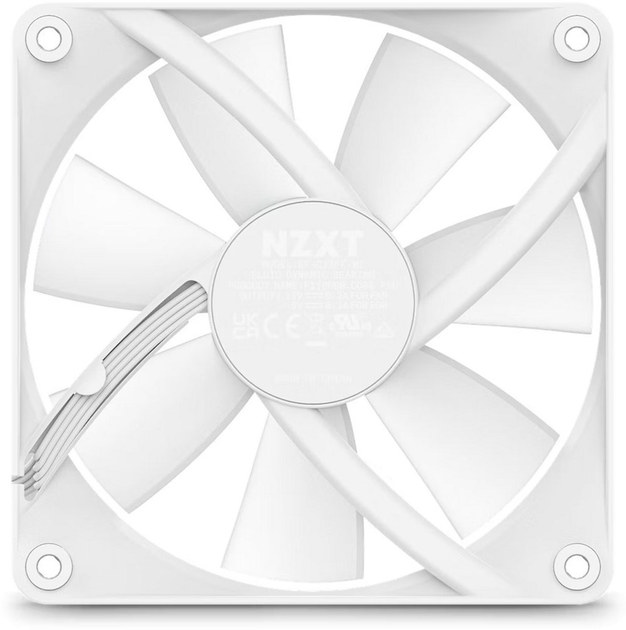 Вентилятор NZXT F120 RGB Core PWM White (RF-C12SF-W1) - зображення 2