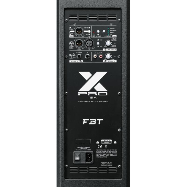 FBT X-PRO 15A активна акустична система 15" + 1" -1000Wrms- 80°Hx50°V - зображення 2